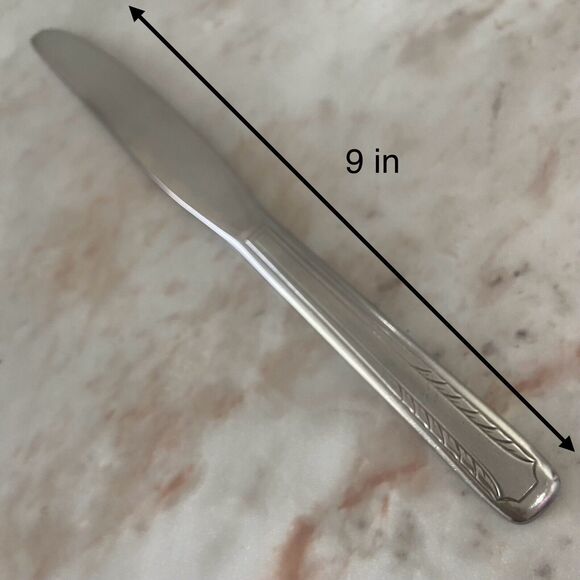 DS 19 pc Stainless Flatware USA Dinner Forks & Knives, Salad Forks, Butter Knife - Picture 9 of 16